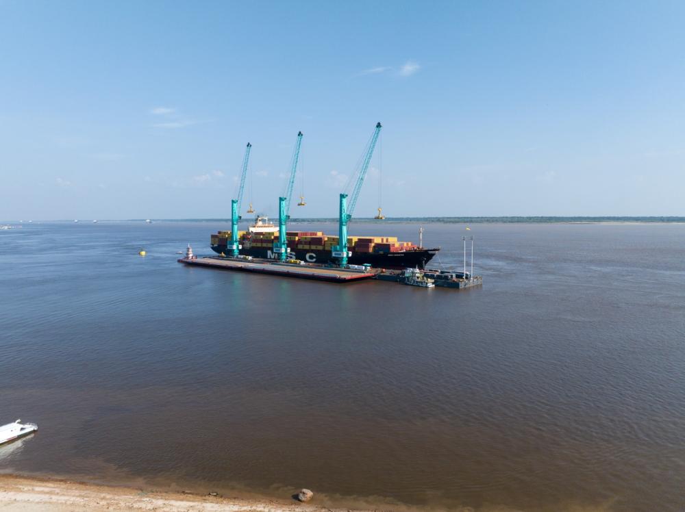  Portos temporários impulsionam aumento de importações no Amazonas em 2024