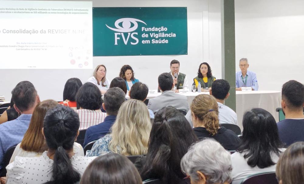 Monitoramento contínuo: FVS-RCP sedia workshop sobre vigilância genômica laboratorial da tuberculose