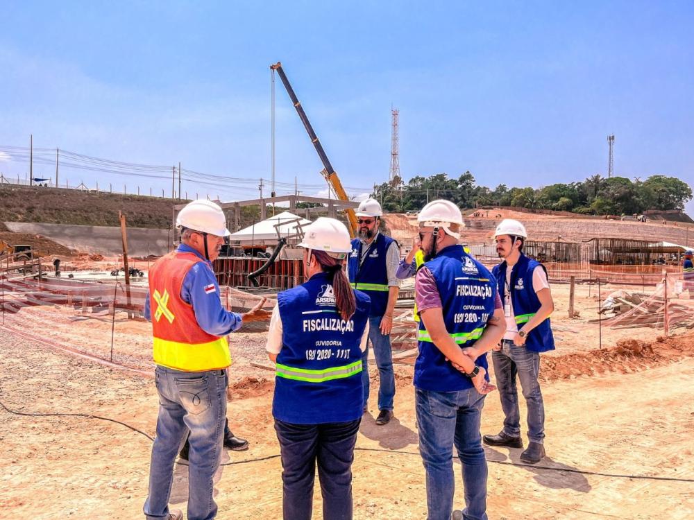 Arsepam realiza visita técnica à construção da Usina Termelétrica (UTE) Manaus I