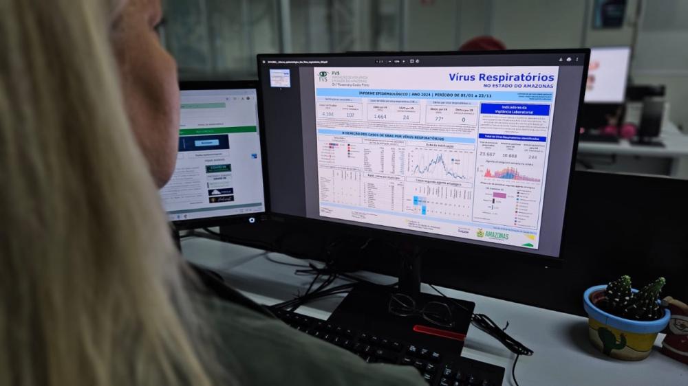 Saúde divulga informe epidemiológico de SRAG por Vírus Respiratórios no Amazonas