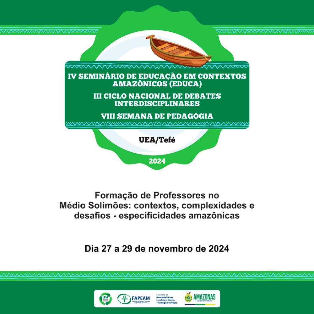 Em Tefé, seminário apoiado pelo Governo do Amazonas debate sobre educação no contexto amazônico