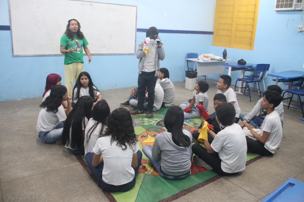 Prefeitura de Manaus realiza o encerramento do projeto ‘Oca vai à escola’ em unidade de ensino na zona Leste