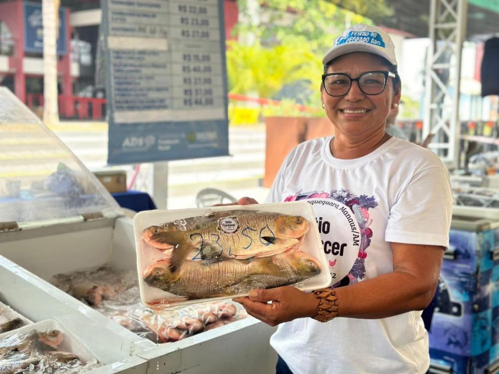 Feirão do Pescado: ADS registra vendas acima de uma tonelada de peixes na sexta-feira  