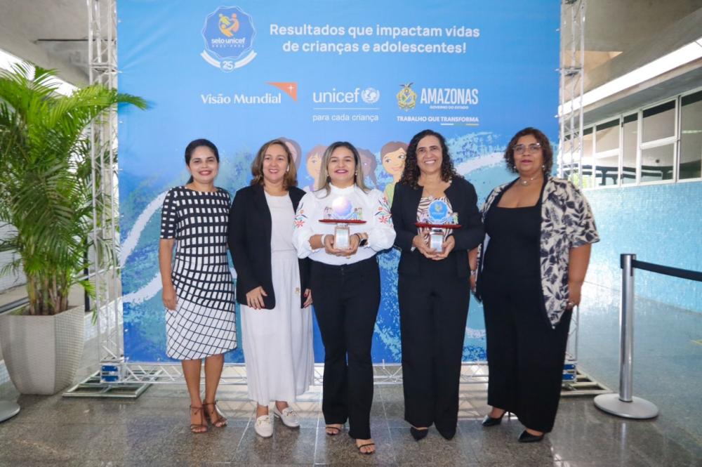 Sejusc é homenageada pelo Unicef pela contribuição na promoção dos direitos da criança e do adolescente