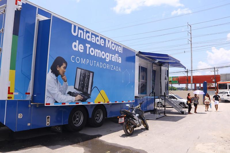 Carretas da Saúde e de Tomografia do Governo do Amazonas estarão atendendo nas zonas oeste e leste de Manaus