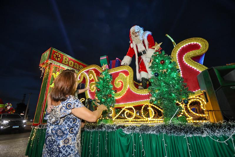 Prefeitura realizou ‘Caravana Natalina’ em bairros da zona Oeste e Centro-Oeste de Manaus
