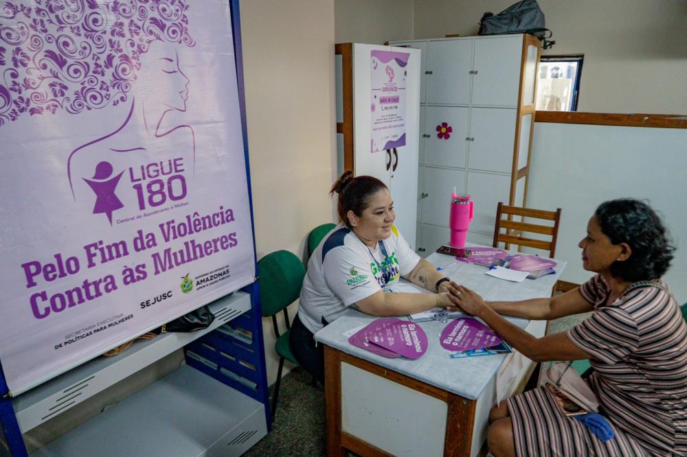 Mulher: Rede de proteção realiza mais de 25 mil atendimentos, abordagens e encaminhamentos no Amazonas