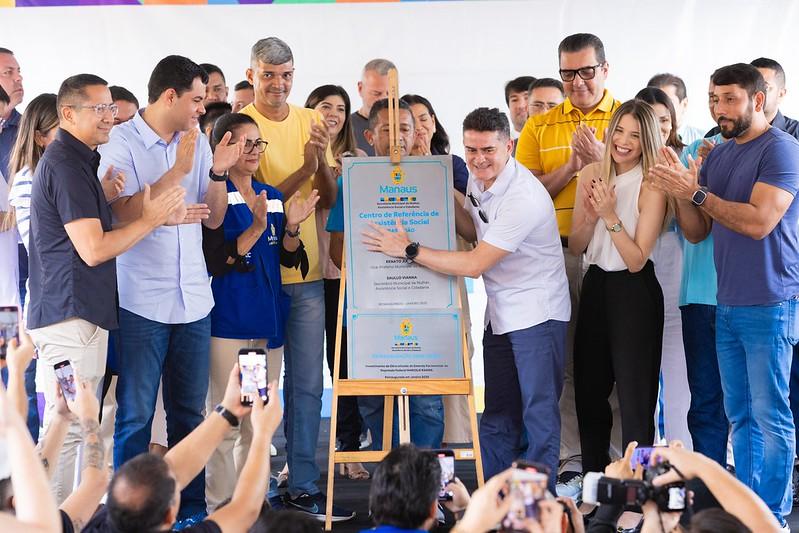 Prefeito David Almeida entrega Cras União totalmente revitalizado e anuncia a construção de mais três novas unidades