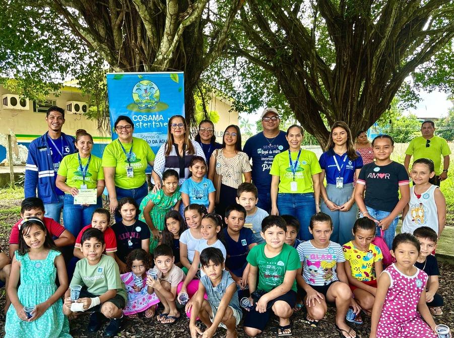 Dia Mundial da Educação Ambiental: Cosama realiza ação educativa com ênfase ao desperdício de água, no interior do Amazonas