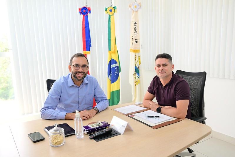David Almeida e presidente da Eletros discutem oportunidades de investimentos para Manaus
