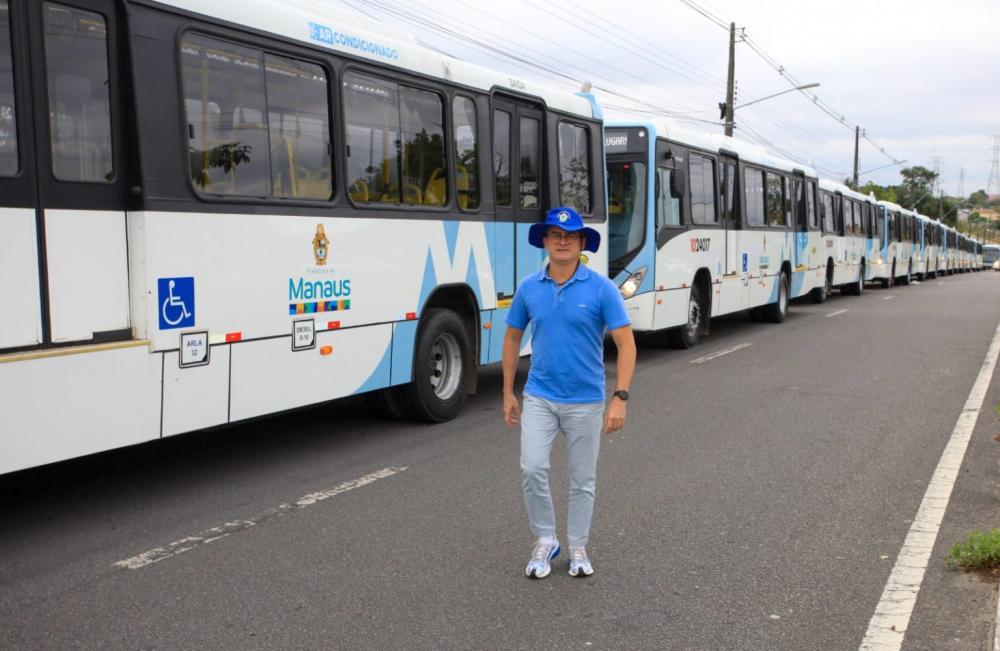 Prefeito David Almeida anuncia novos investimentos em mobilidade, transporte público e segurança para Manaus
