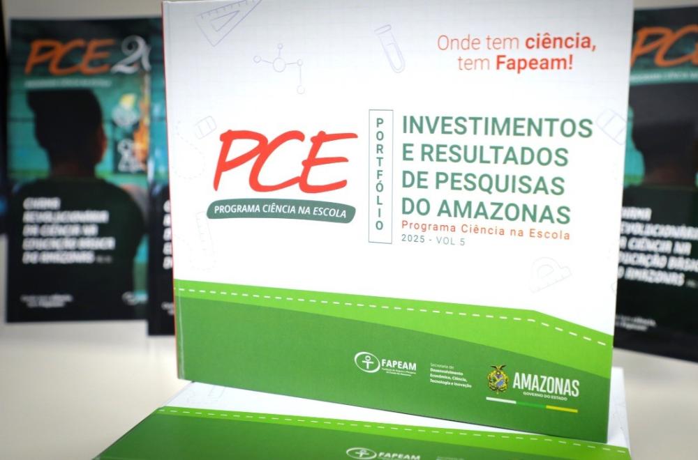 Governo do Amazonas lança Portfólio com projetos científicos desenvolvidos por professores e estudantes no Programa Ciência na Escola da Fapeam