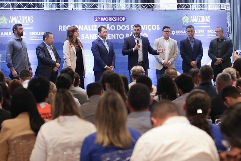 Governo do Amazonas discute com gestores municipais a  implantação da Microrregião de Saneamento Básico