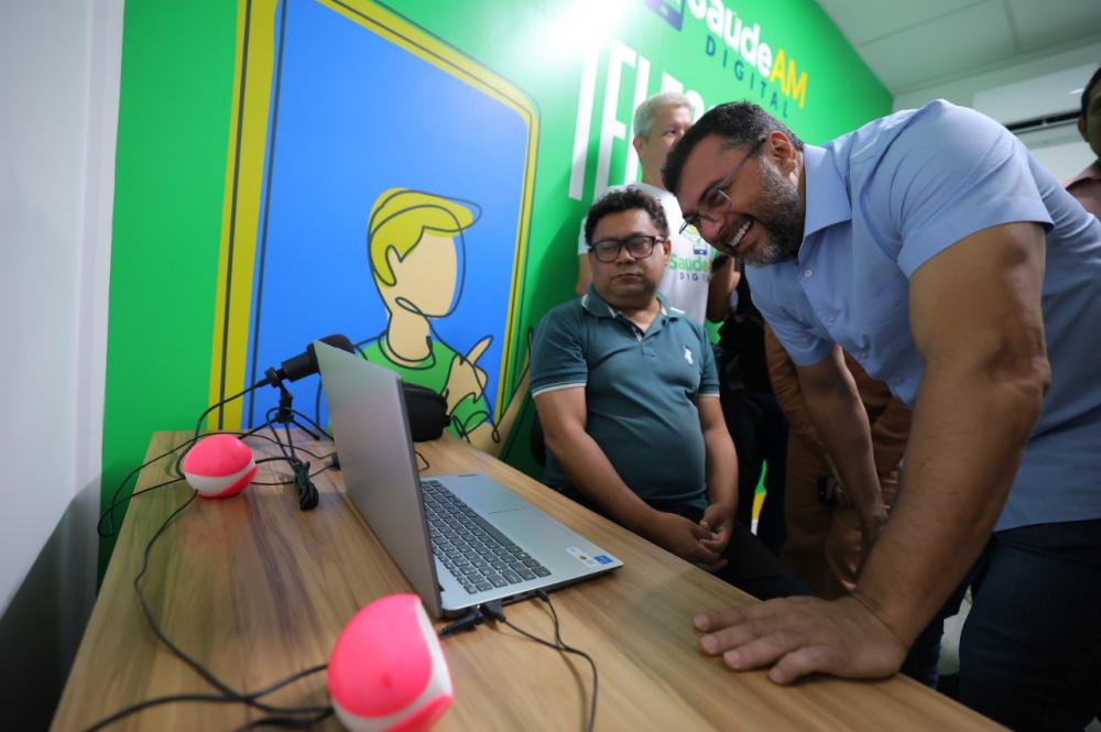 Governador Wilson Lima entrega primeiro serviço de Telessaúde do interior em Manacapuru