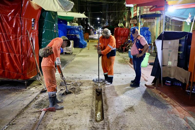Prefeitura de Manaus entra em etapa final de obra da rua Marechal Deodoro
