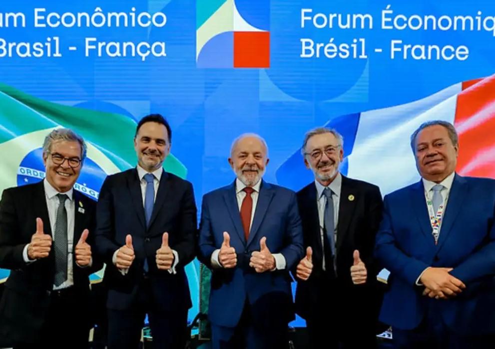 Empresários franceses prometem a Lula investir R$ 100 bi no Brasil