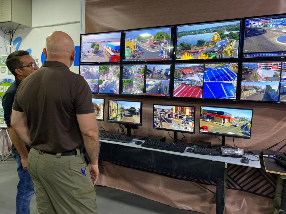 Festival de Parintins 2025: SSP-AM instala cerca de 80 câmeras com tecnologia de reconhecimento facial e de placas