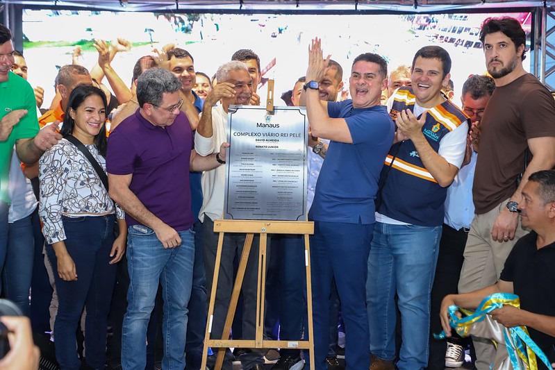 Prefeito David Almeida entrega Complexo Viário Rei Pelé, um marco para cidade de Manaus