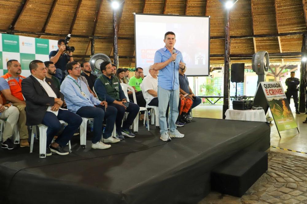 Prefeito David Almeida lança nova ‘Campanha de Prevenção às Queimadas’ e coloca Manaus como referência nacional na prevenção ambiental
