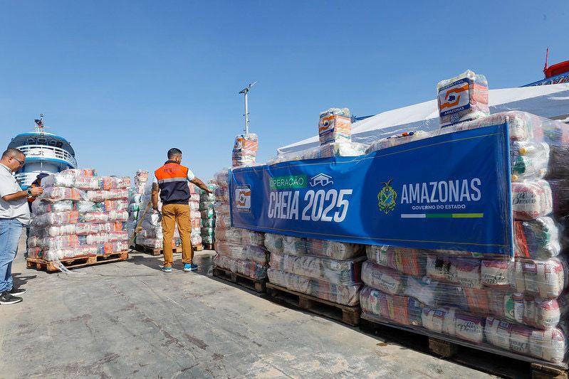 Governo do Amazonas divulga boletim sobre a cheia no estado, neste sábado Governo do Amazonas divulga boletim sobre a cheia no estado, neste sábado