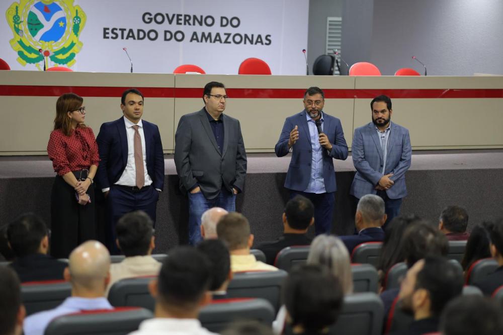 Governador Wilson Lima destaca importância dos servidores da Sefaz durante posse de novos concursados