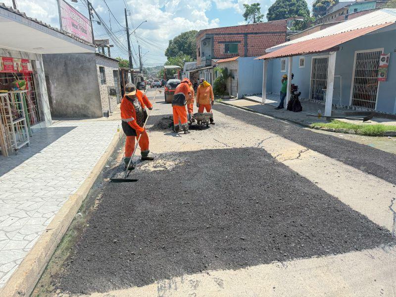 Prefeitura de Manaus avança com serviços do ‘Plano de Verão’ na zona Leste