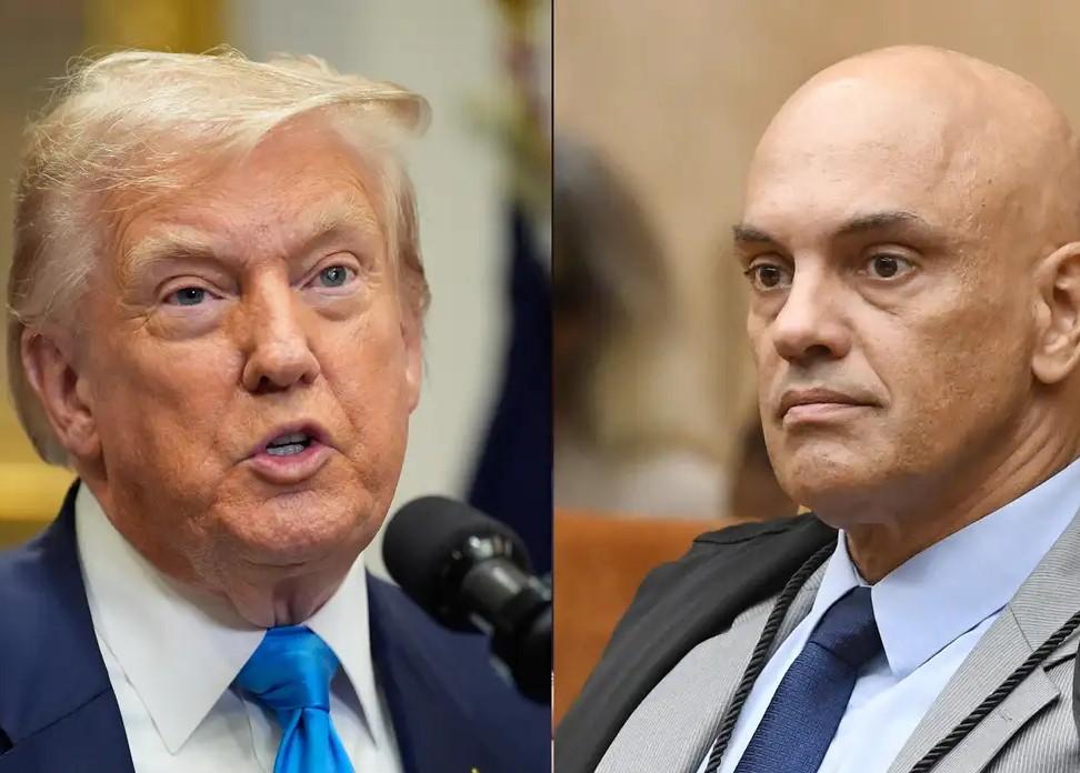 Trump cita Bolsonaro, Moraes e plataformas para justificar taxação