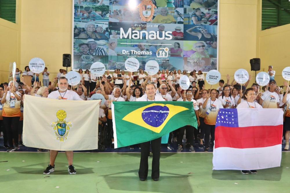Prefeitura de Manaus abre a 12ª edição dos Jogos Internos do Parque Municipal do Idoso