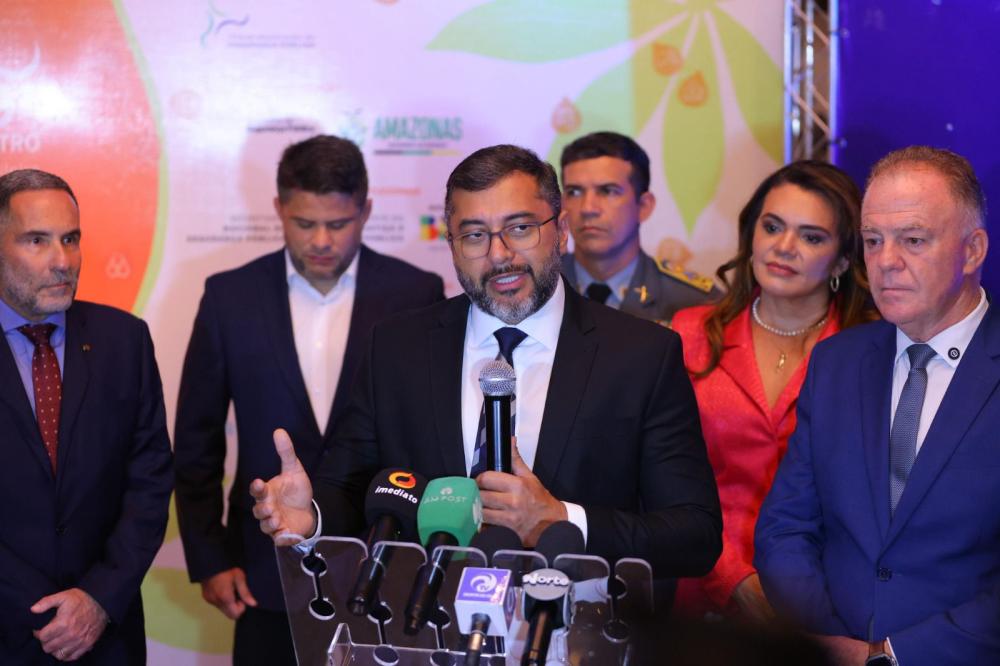 Governador Wilson Lima destaca avanços no combate à criminalidade durante a abertura do 19° Fórum Brasileiro de Segurança Pública em Manaus