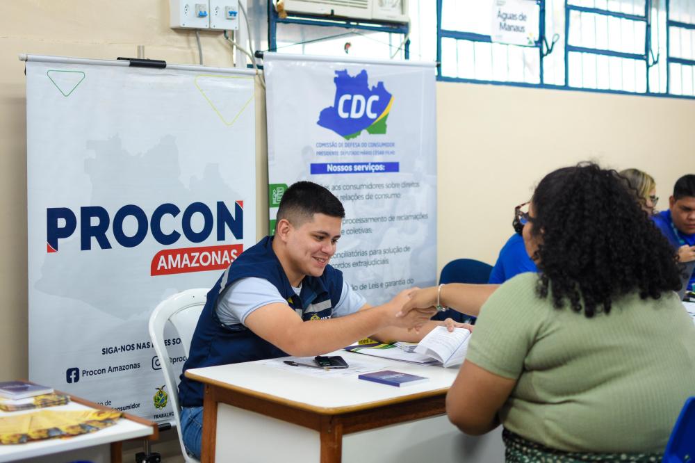 Procon-AM leva atendimento ao consumidor e serviços da Águas de Manaus para a 20ª edição do Governo Presente
