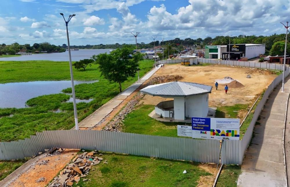 Orla da União: Campo society, quadras e pista de caminhada fazem parte do novo Espaço Esportivo de Parintins