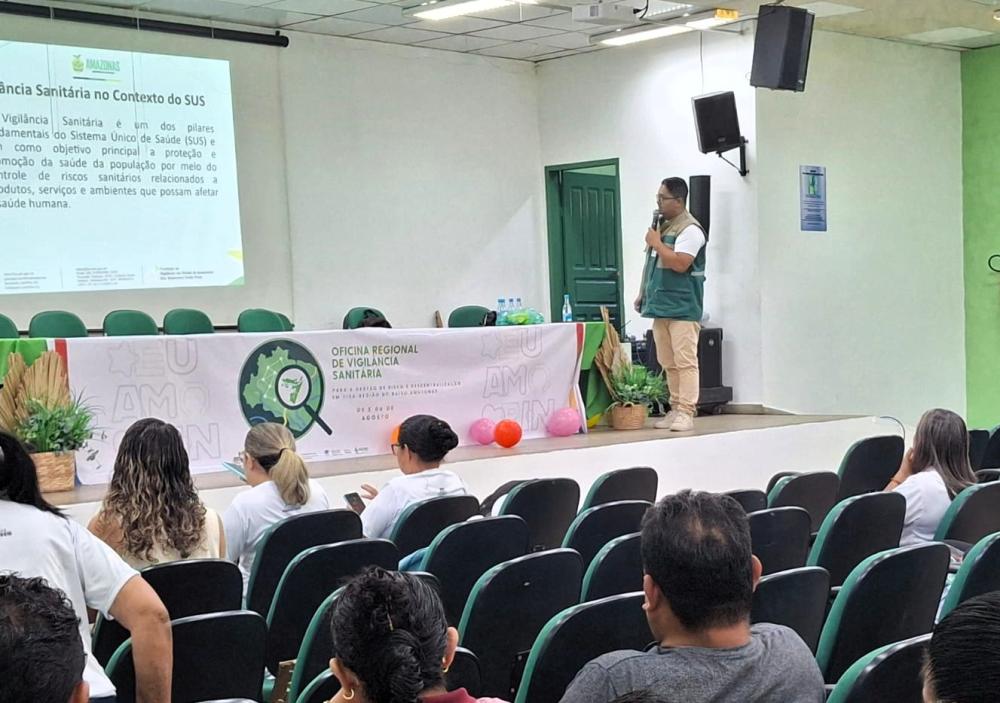 FVS-RCP fortalece gestão da vigilância sanitária no Amazonas com oficinas regionais