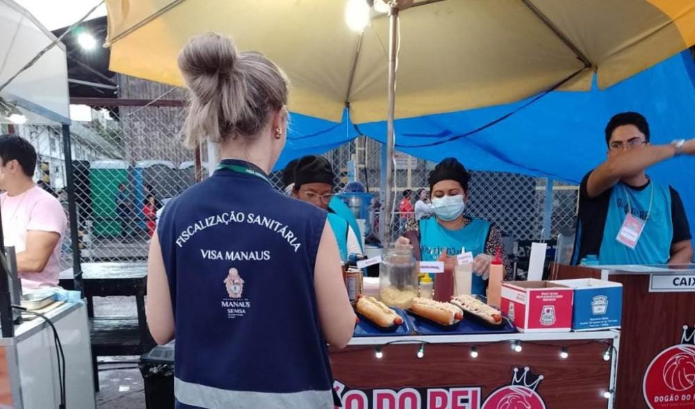 Visa Manaus irá fiscalizar pontos de venda de alimentos durante o ‘#SouManaus Passo a Paço 2025’