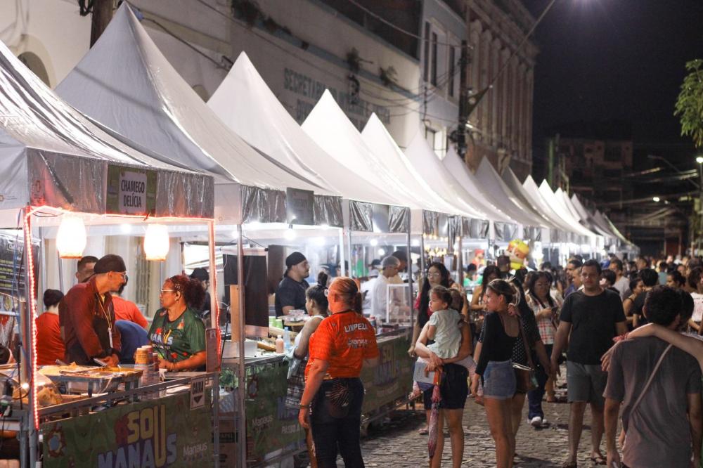 Espaços de gastronomia são destaque no ‘#SouManaus Passo a Paço 2025’