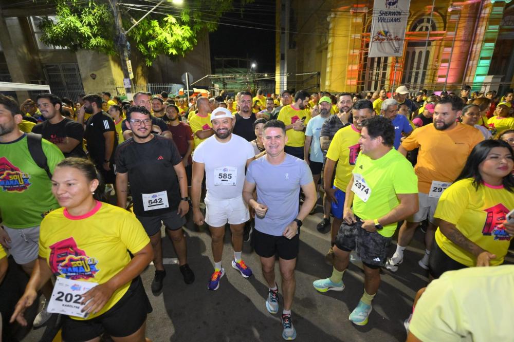 David Almeida destaca sucesso da 1ª corrida ‘#SouManaus’ no centro histórico e celebra participação de mais de 6 mil pessoas