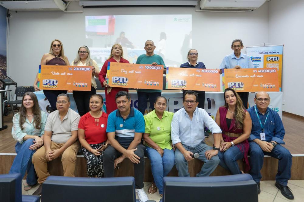 Prefeitura de Manaus entrega prêmios do sexto sorteio do IPTU Premiado 2025