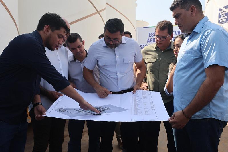 Governador Wilson Lima vistoria envio de Estação de Tratamento de Água que vai beneficiar mais de 30 mil moradores em São Gabriel da Cachoeira