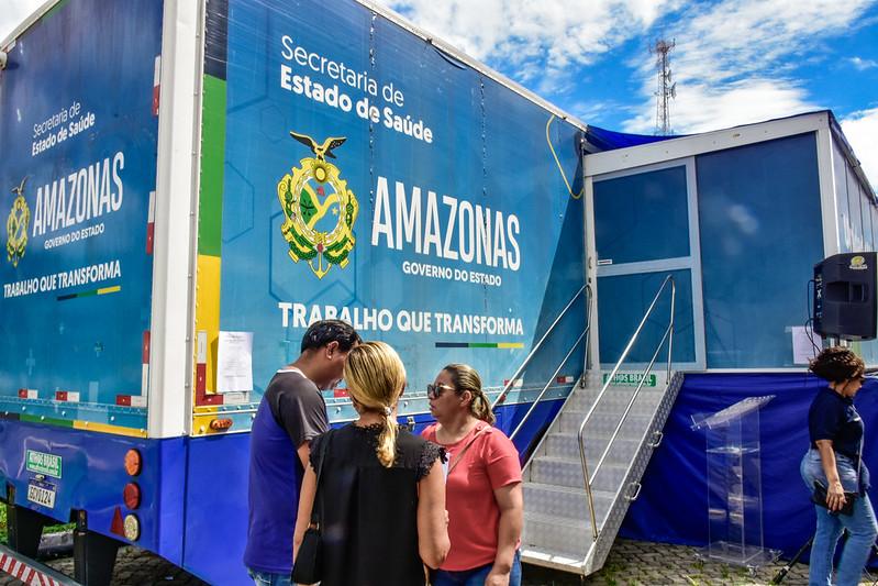 Carretas da Saúde iniciam atendimentos na zona leste de Manaus e em Itacoatiara