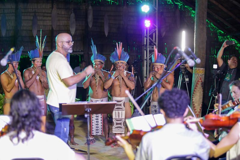 ‘Orquestra na Floresta’ encanta público na aldeia Cipiá e marca novo capítulo no diálogo cultural da Amazônia