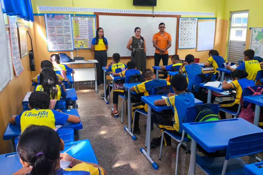 Terceiro ciclo de avaliações do CAED é promovido em escolas municipais de Parintins