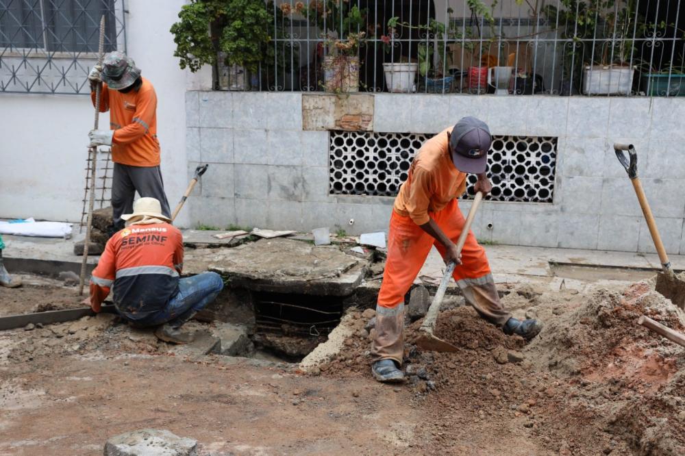 Prefeitura de Manaus avança em obras de drenagem no conjunto Eldorado e reforça segurança contra alagamentos