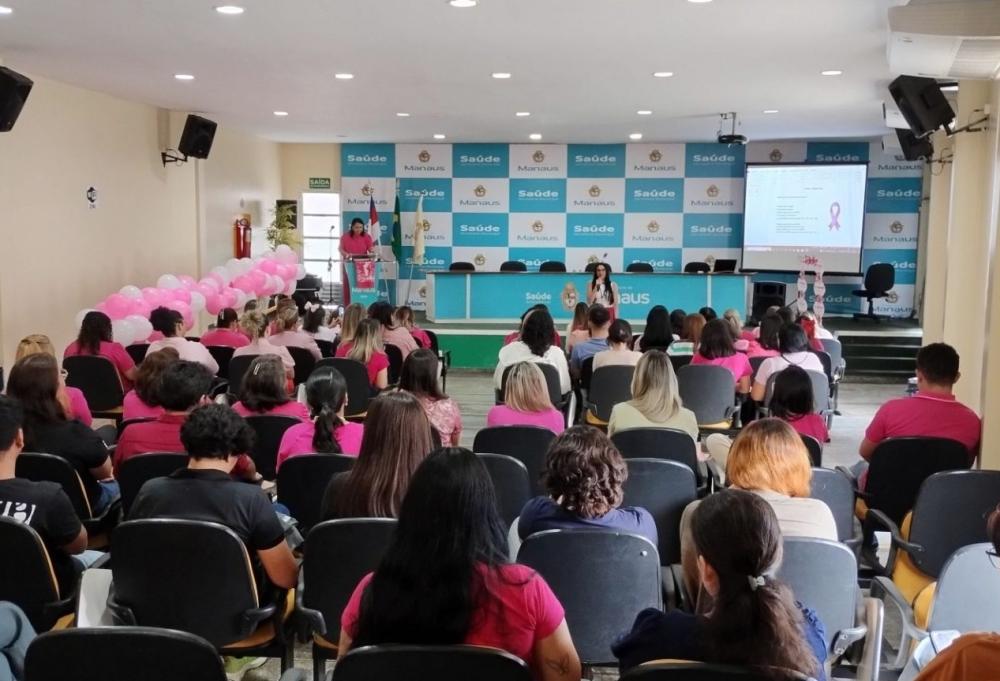 Prefeitura de Manaus reforça importância da prevenção do câncer de mama entre trabalhadores da saúde