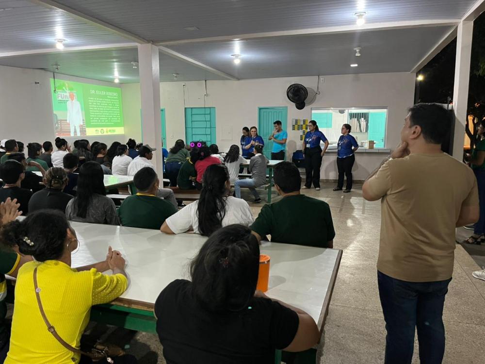 FUnATI leva ações de conscientização e combate à violência contra a pessoa idosa para escolas de Itacoatiara