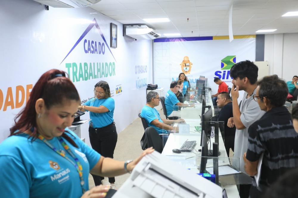 Prefeitura de Manaus realiza ‘2º Megafeirão de Empregabilidade’ em comemoração aos 50 anos do Sine
