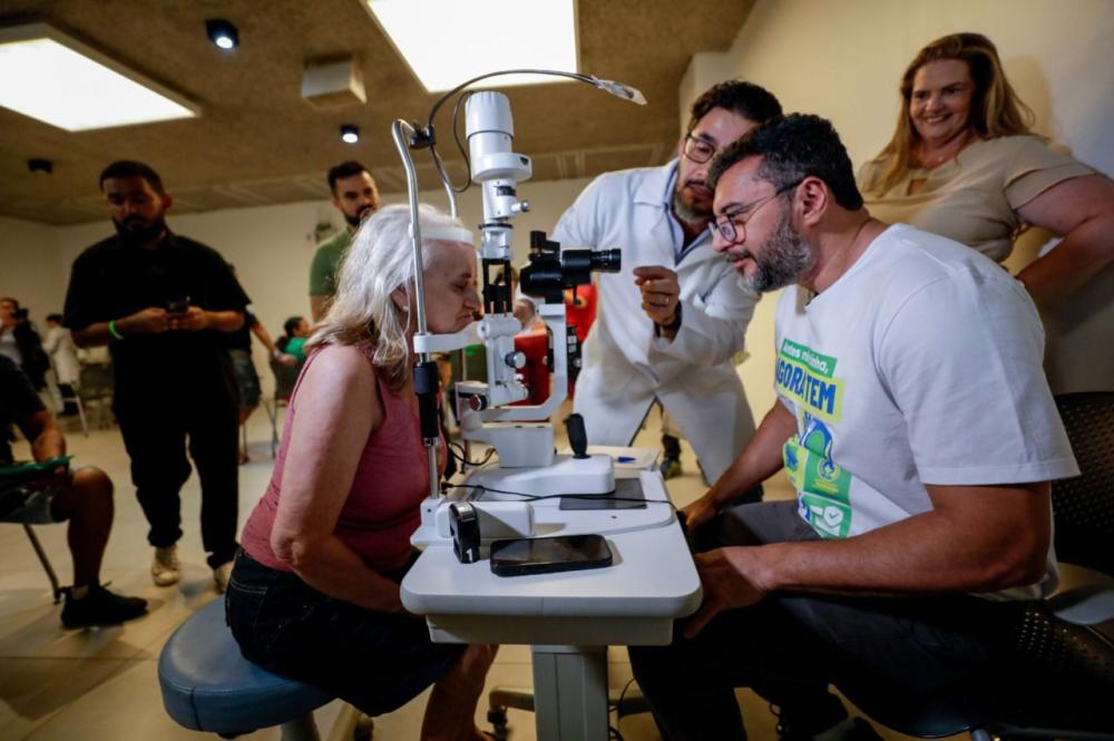 Governador Wilson Lima dá início ao maior mutirão de cirurgias de catarata da história do Amazonas em homenagem aos 356 anos de Manaus