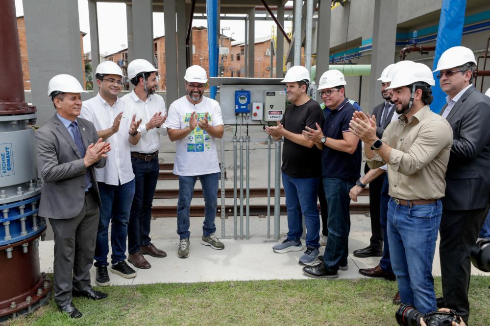 Governador Wilson Lima entrega primeira etapa da rede de esgoto do Prosamin+ em Manaus