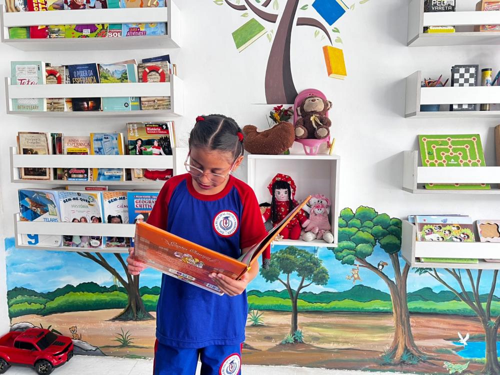 Dia Nacional do Livro: Unidades do Prato cheio incentivam o ‘Cantinho da Leitura’
