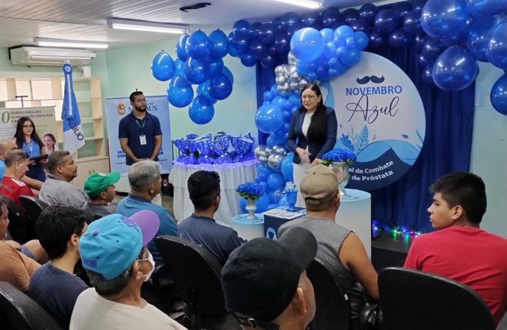 Equipes da prefeitura promovem ação de saúde na abertura do ‘Novembro Diabetes Azul’