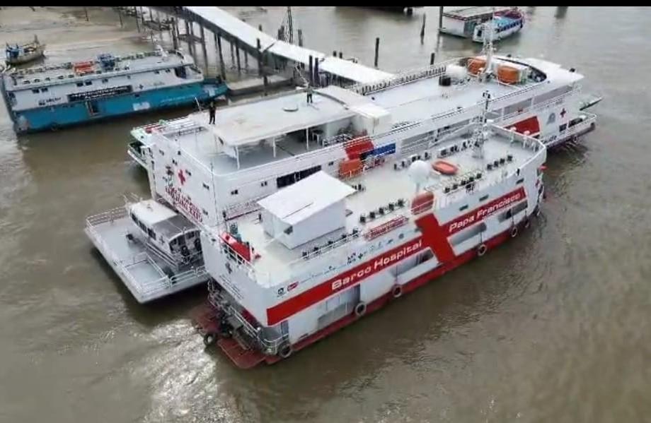 COP30: Governo do Amazonas apresenta Barco Hospital São João XXIII e firma parceria com o Ministério da Saúde