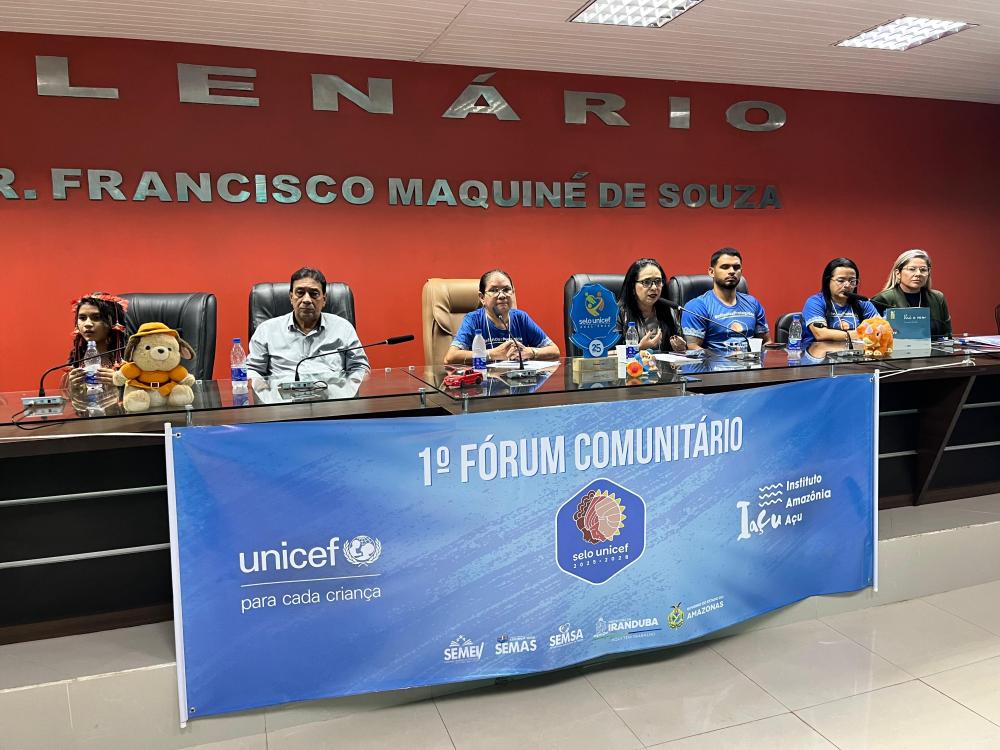 Selo Unicef: Municípios do Amazonas se mobilizam para discutir direitos de crianças e adolescentes